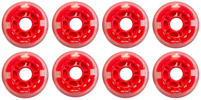 80mm  Inline Skate Wheels That Flash And Light Up By Trurev  (pack Of 8) • $39