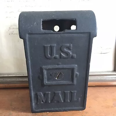 Antique Cast Iron Still Coin Bank US MAIL Box USPS - Vintage Toy • $44.99