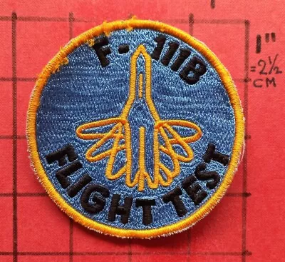 Original Patch Usaf Air Force F-111 Aardvark  F-111b Flight Test Phil Made • $8.50