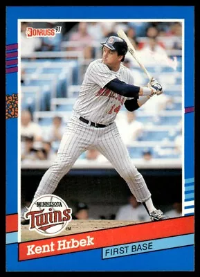 1991 Donruss #95 Kent Hrbek Minnesota Twins • $1.55