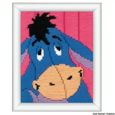 Vervaco Long Stitch Kit Stamped Disney Eeyore DIY • £20.78