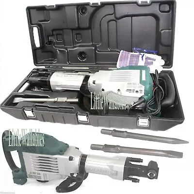 Demolition Jack Hammer 1600W  Electric Concrete Breaker 1520bpm  W/2 Chisel Bit • $268.99