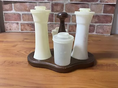 Vintage Tupperware Salt & Pepper Shakers Set • $49.95