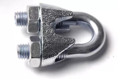 £1.98 • Buy Wire Rope Grips Clamps U Bolts Fitting Cable Cord Tie Heavy Duty Steel Metal