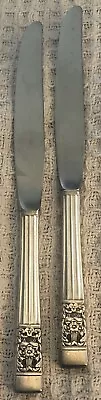 Vintage Oneida Community Coronation Set Of 2 Dinner Knives 1936 Flatware • $9.98