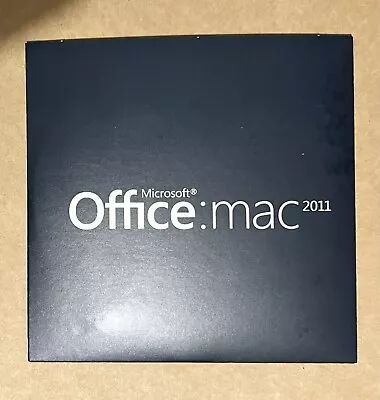 £22.99 • Buy Microsoft Office For Mac 2011 Home & Business 2011 1 User