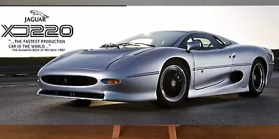 Handmade Canvas Of Jaguar XJ220 1993   12'' X 30inch x 1.5  • £25