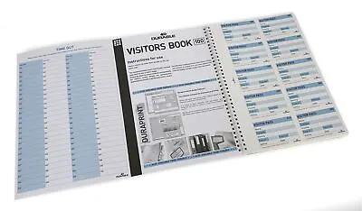 £26.99 • Buy Durable GDPR Visitor Book Refill Pack | 100 Name Badges & Security Sheet | A4