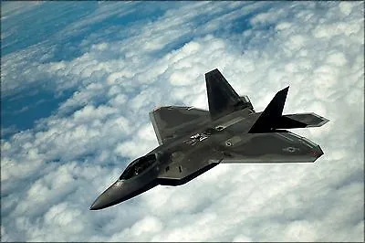 Poster Many Sizes; U.S. Air Force F-22A Raptor Aircraft 199Th Fighter Squadron • $28.42