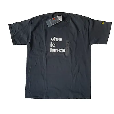 Nike Men S Vive Le Lance 6 Tee Shirt Vintage Black Tour De France Year Armstrong • $35