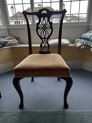 Chipenfale Style Mahogany Dining Chair • £35
