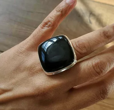 Black Onyx Gemstone 925 Sterling Silver Mother's Day Jewelry All Size DM-609 • $12.36