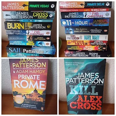 James Patterson Books Alex Cross Make Pick Build A Bundle Buy 3 Get 2 Free • £2.99