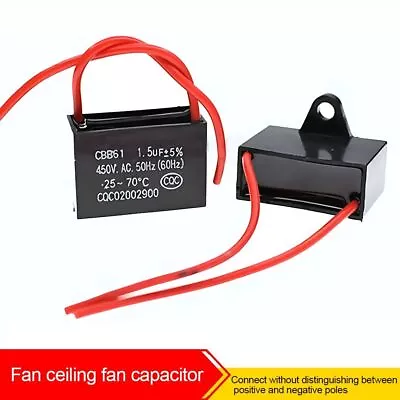 450V Capacitor CBB61 Fan Capacitor Durable Start Capacitor • £3.70