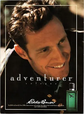 EDDIE BAUER Adventurer Cologne Men's Fragrance ~ 1992 Magazine Advertising Print • $9.89