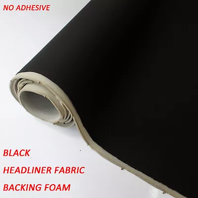 Car Headliner Fabric Foam Upholstery Roof Liner Sagging Aging Replace 100 X60  • $73.98