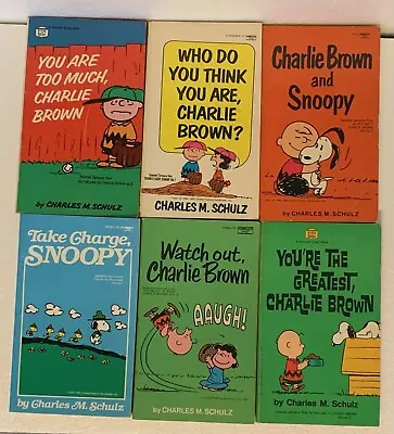 Peanuts TPB Lot Of 6 | Vintage | Charlie Brown And Snoopy | Take Charge Snoopy • $9.99