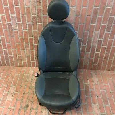 07-10 Mini Cooper R55 R56 R57 Left Front Driver Side Seat Vinyl Black / Gray Oem • $115