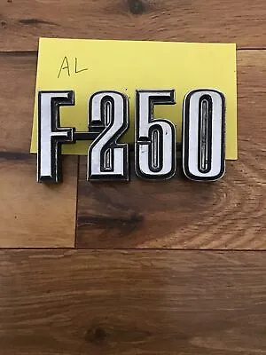 Ford F-250 Emblem OEM BADGE RARE VINTAGE F250 Metal With Pins • $22.50