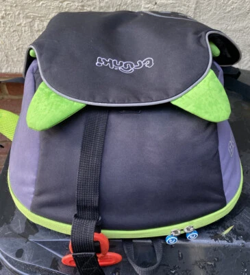 £28 • Buy Trunki Boastpak Travel Booster Car Seat Backpack Green Black Childs Kids Chair