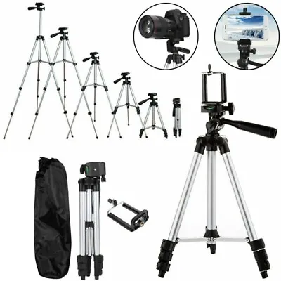 Professional Camera Tripod Stand Holder Mount For IPhone Samsung Cell Phone+ Bag • $10.89