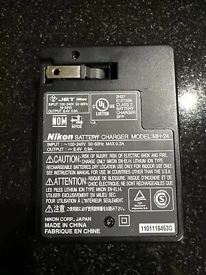 Genuine Original Nikon MH-24 Charger For EN-EL14 Battery D5200 D5300 P7800 P7100 • $15.50