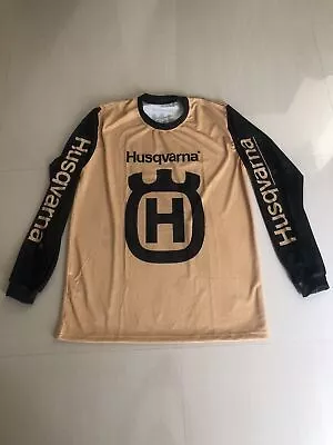 Husqvarna Cr Wr 125 250 360 495 Motocross Jersey Mx Enduro Vintage Ahrma Vinduro • $66