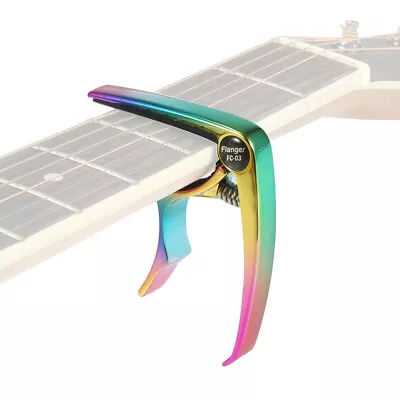 $15.99 • Buy Flanger Rainbow Capo Quick Change Key Clamp Ukulele Mandolin Acoustic Electric