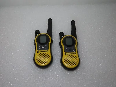 Motorola MH230R Two Way Radio Walkie Talkie With Charger Yellow ** NO ADAPTER ** • $20