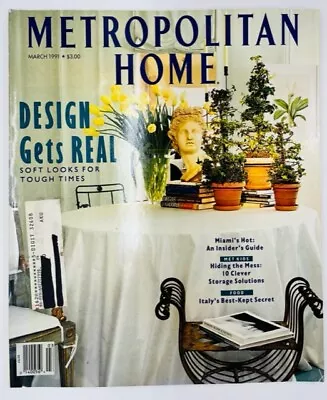 METROPOLITAN HOME Magazine ~ March 1991 • $16.98