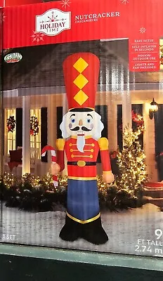 Christmas Inflatable 9ft Nutcracker Outdoor Yard Decoration  • $60