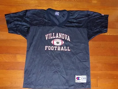 Vintage Champion Villanova Wildcats Football Jersey Boys Large 14-16 Excellent • $3.99