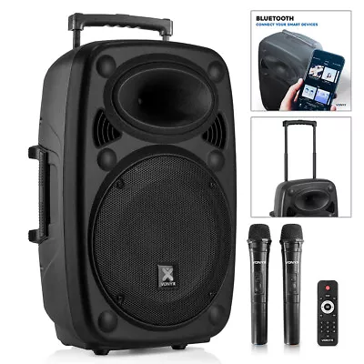 12  Portable PA System With Wireless Microphones And Bluetooth 800W - Verve38 • £145