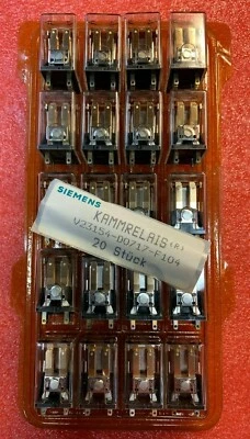 $13.23 • Buy 2pcs X Siemens V23154-D0717-F104 Relay With Base  5-1393808-4