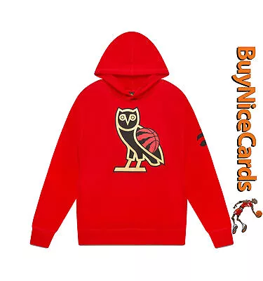 2023 Drake's October's Very Own OVO NBA Toronto Raptors Red OG Hoodie Size Med • $674.50