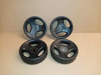 Replacement Challenge Me1031m 1000w Lawnmower Wheel Used X 4 ( Four ) • £15.99