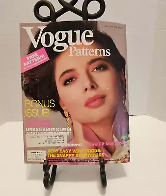 VOGUE PATTERNS Magazine; May/June 1986; Vintage; GUC; FASHION; RARE • $4.99