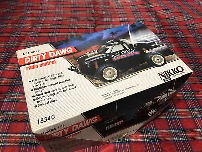 NIKKO 18340 R/C Radio Control Dirty Dawg Truck 1/18 Scale • £44