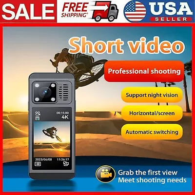 Mini Bike Helmet Dash Camera DVR Cam Body Worn Motorbike Sports Video Recorder • $83.46