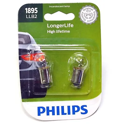 Philips LongerLife BA9s 1895 3.8W Two Bulb Interior Glove Box Light Replacement • $9.45