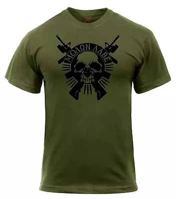 Rothco 2917 Molon Labe Skull T-Shirt - Olive Drab • $17.99