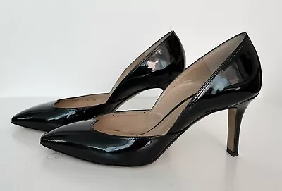 £116.50 • Buy Emporio Armani Women Pump Black Leather Slingback- High Heel Shoes UE 39 US 8.5