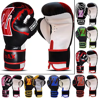 Junior Boxing Gloves Kids Sparring Training Gloves Punching Bag Gloves 468 OZ • £9.49