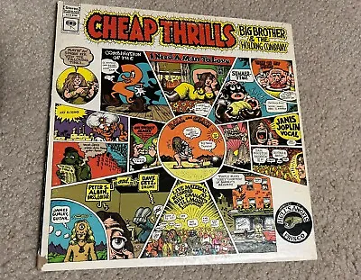 JANIS JOPLIN BIG BROTHER HOLDING CO. Cheap Thrills R Crumb Columbia KCS 9700 • $19.95