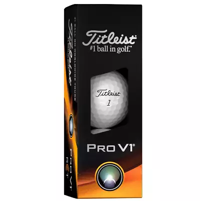 Titleist PRO V1 RCT Golf Balls - New Sleeve - 3 Balls • $26.98