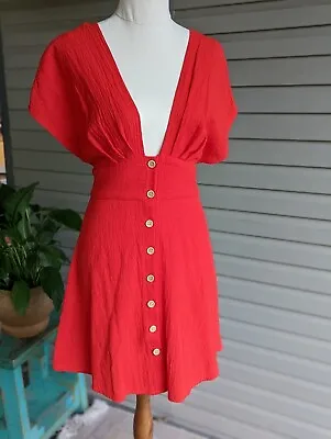 Noughts And Crosses Red ❤️❣️ Christmas 🎄🎄 Day Dress Size 10 • $28.95