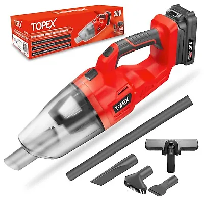 TOPEX 20V 8KPA Car Vacuum Cleaner Cordless Handheld Vacuum Cleaner Battery Incl. • $99