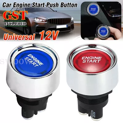 Car Ignition Switch Engine Start Push Button Keyless Entry Starter Kit • $15.19