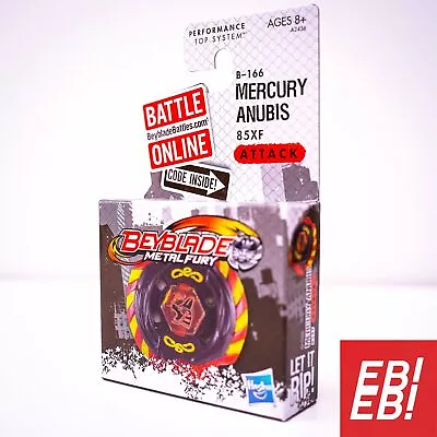 $74.25 • Buy BEYBLADE HASBRO RARE Mercury Anubis Brave Ver. Metal Fusion 4D Fury Fight Burst