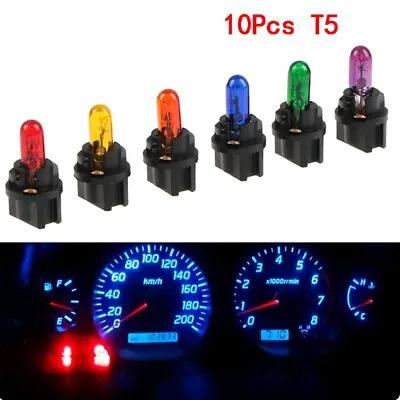 10x Car Light Accessories T5 SMD LED Light Instrument Gauge Dashboard Light Bulb • $4.71